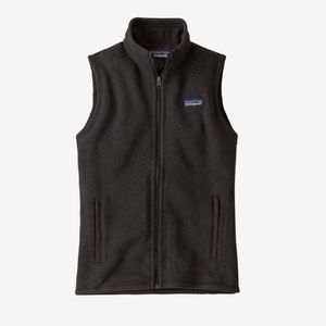 PATAGONIA Better Sweater vest women’s zip up sleeveless mock neck black L